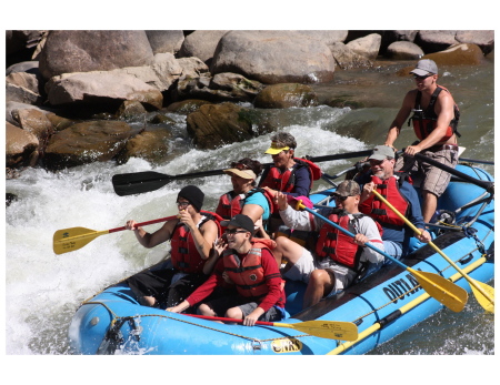 Rafting the Animas River in Durango, Co.