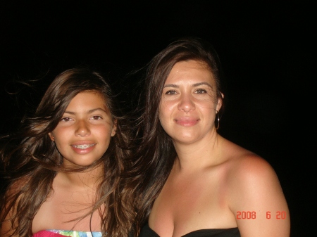 My daughter - Andrea  & Marisol