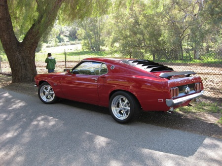 1969 Fastback Mustang Candyapple Red