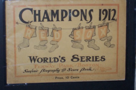 red sox 1912 world series
