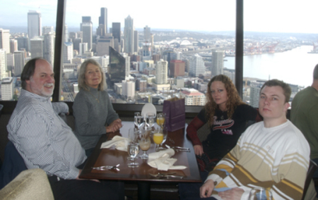 Family: Top of the Seattle "Space Needle"