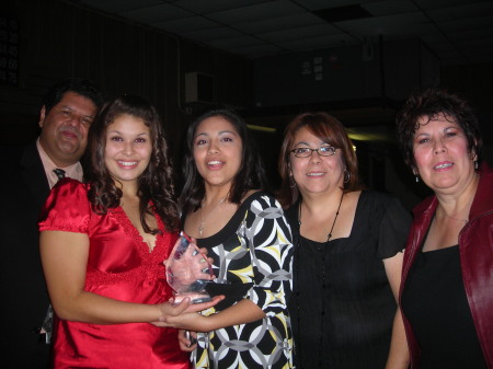 Curly, Mandy, Megan, My sister (Norma) and me!
