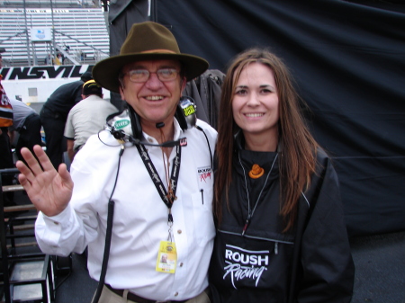 Wife with Jack Roush