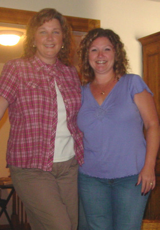 Renee and Beth, July 2007