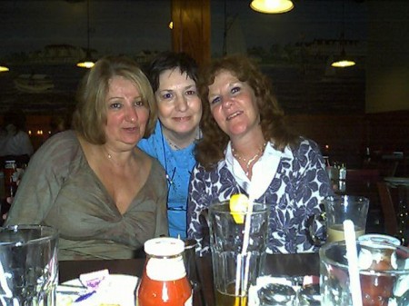 My friends Marie, Barbara and me