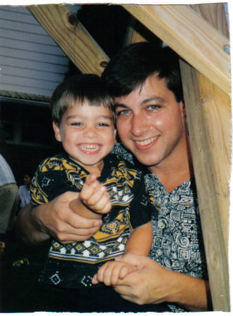 My son Collin, 3 and I in 1996