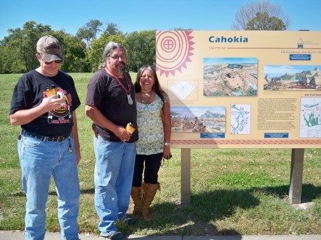 Visiting  Cahokia Mounds in Illinios