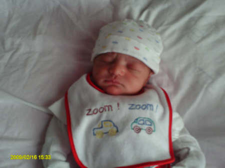 my grandson born February 11 2009