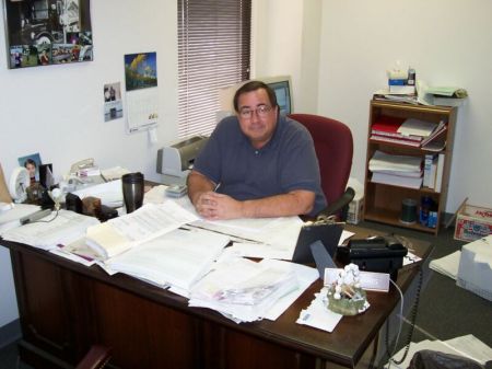 Ron's desk-Feb 04