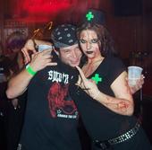 me and one of the girls from asylum 414 (band)