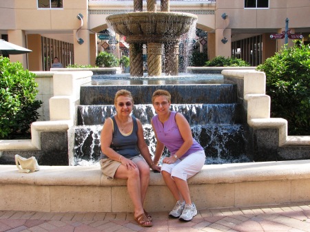 Enjoying the Water Fountain