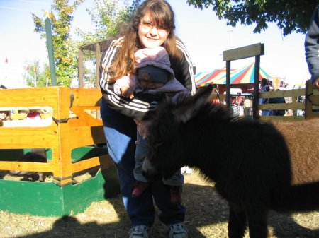 Amaya and I at the fair