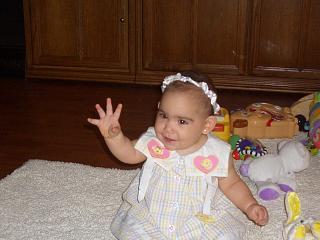 My dauther Mya at 8 months