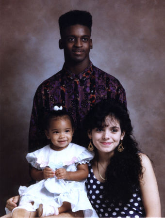 1st family photo after being married in 1991