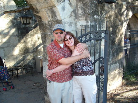 Wife and I in San Antonio, Texas