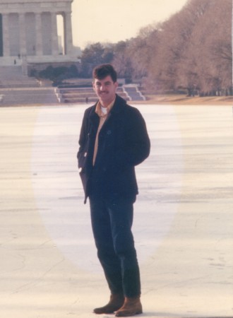 Reflecting pond, January 1969 while in the Army