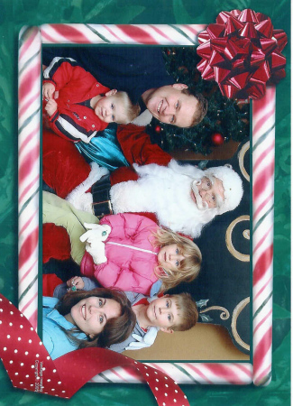 Family picture with Santa 2005