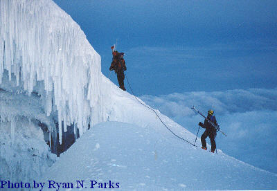 Skiing Cotopaxi in Ecuador