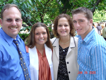 My husband Jim, Diana, Robert and I