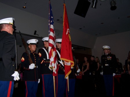 Color Guard Marine Corp Ball