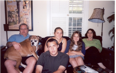 The whole gang, Xmas 2005