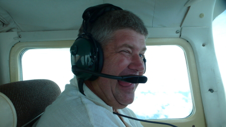 Greg, our goofy pilot