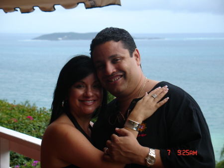 My husband and I in Puerto Rico