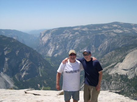 Half Dome with my son, Tom