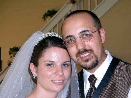 Our son Larry & his beautiful Bride Lauren