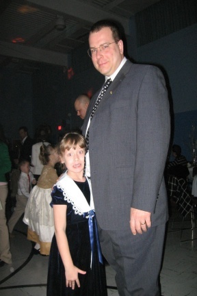 My husband Bob and Kristen dancing at a Father-Daughter Dance at their private school.