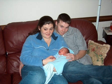 My son, Michael, with wife Christina & son Aaron