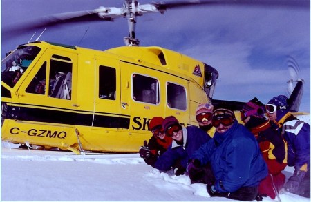 Big Yellow ski taxi awaits