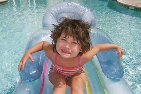 Willow in the pool