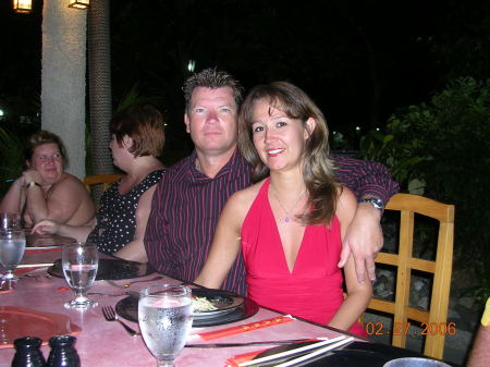 Neil & I on vacation Jamiaca 06