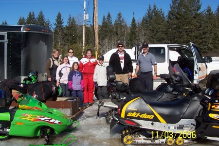 SNOWMOBILE TRIP IN MATTAWA(MARCH BREAK)