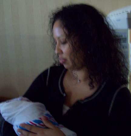 Auntie Ashley and Baby Isaiah