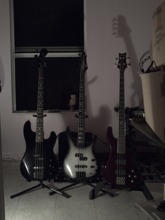 Jeff Lutes' Bass Guitars