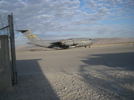 C17 in Kandahar, Afghanistan