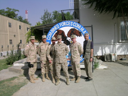 Karl Jehle and Kirk Benson in Afghanistan