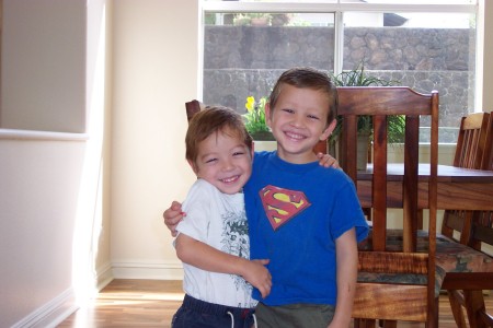 My precious little ones, Matthew and Gavin