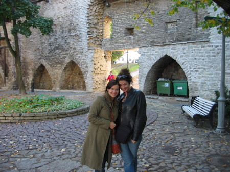With Paula in Tallin, Estonia