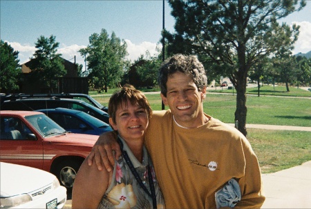 Kerry & Jamie on School tour