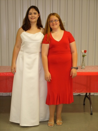Brandi (age 21) & Heather(age 12, Heather is my youngest daughter)