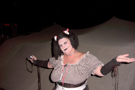 gothic Rag doll Friday night at Burningman 2007