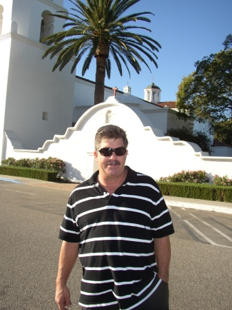 Mike at Mission San Luis Rey in Oceanside