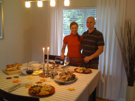 Merle and Svetlana Brooks, Thanksgiving 2008