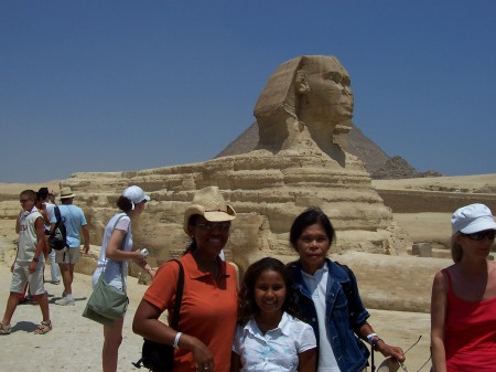 In Giza, Egypt
