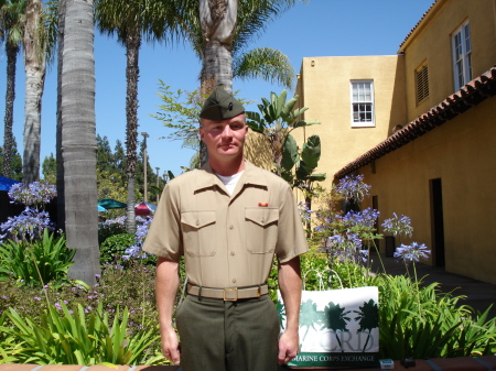 Alex- graduating from Marine Corps boot camp