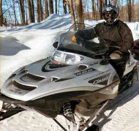 Snowmobiling in Mancelona MI, 2004