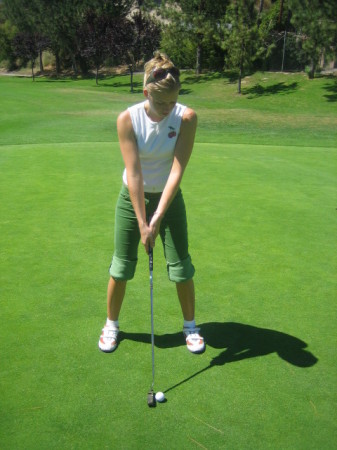 I love to golf!